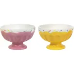 Miska na zmrzlinu keramická, různé barvy, výška: 84 mm, průměr: 133 mm