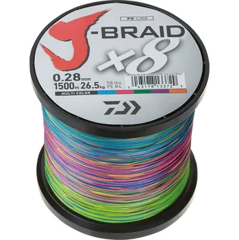 Šňůra J-Braid X8 Multi C 0,22 mm Daiwa 1250 m
