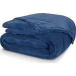 Deka mikroplyš 150x200 cm Modrá