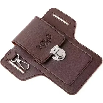 Ledvinka Pánské pouzdro na opasek z kůže – kapsa na mobil a karty Barva (Varianta): Coffee-Style A