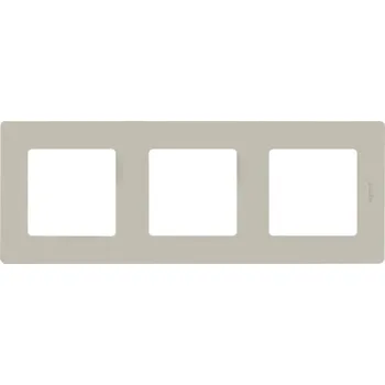 Elektrická zásuvka Trojrámeček Legrand Niloe 665033 šedý