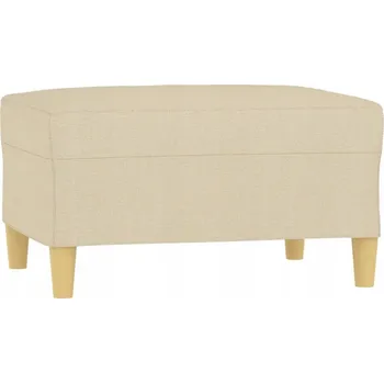 Taburet Podnožka krémová 70x55x41 cm