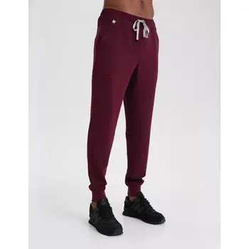 Zdravotnický oděv Pánské kalhoty Jogger - Burgundy 0