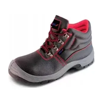 Pracovní obuv Bezpečnostní kotníkové boty BOZP DEDRA BH9T1A-39 kožené vel. 39 kat. S1P SRC