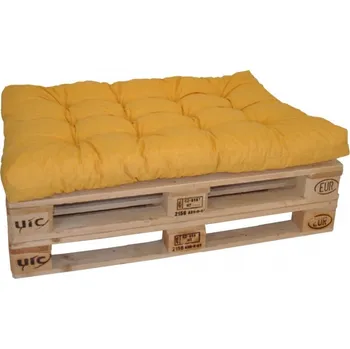 Podsedák Sedák na paletu 120x80 žlutý melír