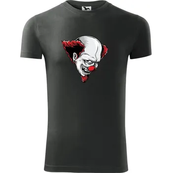 Šílený klaun - Viper FIT - Pánské zůžené tričko - S ( Tmavá břidlice (šedá se zeleným nádechem) )