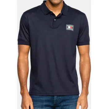 Pánské oblečení Pánské modré polo triko Tommy Hilfiger - Velikost S, Barva Modrá 56366 MW0MW15217