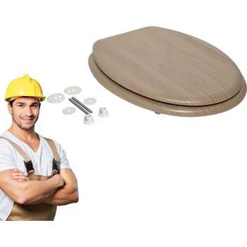 WC sedátko Sedátko na WC mísu Akces 1 vícebarevné dřevěné