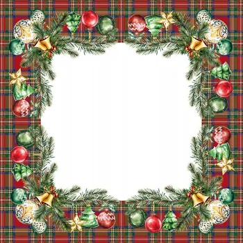 Prostěradlo BOMBKI Ubrousek NINA VODĚODOLNÝ, šířka 79 Cm x výška 79 Cm, barva 003 červená