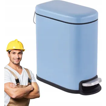 Odpadkový koš Koupelnový odpadkový koš Remix Slim 5l niebieski Sensea do koupelny a na WC