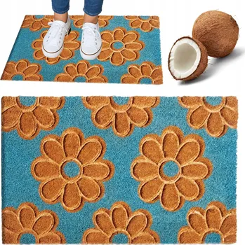 Rohožka Kokosová rohožka hotová 45 x 75 cm