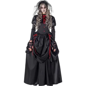 Karnevalový kostým Boland Halloweenský kostým černá vdova černá XL