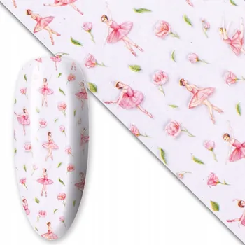 Fólie na nehty s motivem RŮŽE SPRING 1