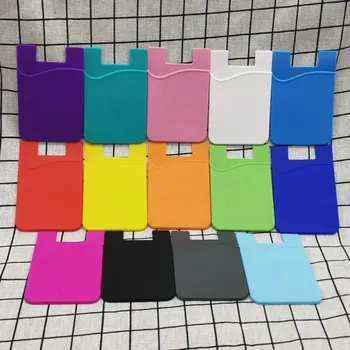 Ledvinka Samolepicí pouzdro na kartu – držák na mobilní telefon Barva (Varianta): 1pcs colour random