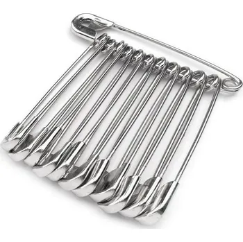 Spínací špendlíky délka 34 mm, malé, nikl