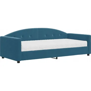 Zahradní lehátko Lehátko 2v1 s matrací, 222x100x75 cm, modré