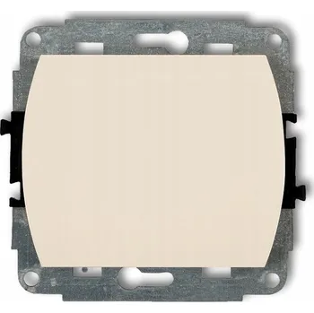 vypínač Jednopólový vypínač pod omítku Karlik, béžové odstíny 1WP1