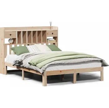 Postel Jednolůžková dřevěná postel 140x200 borovice