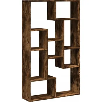 Knihovna Geometrický regál 72x20x120 kouřový dub