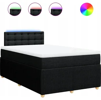 Postel Čalouněná jednolůžková postel 120x190 cm černá