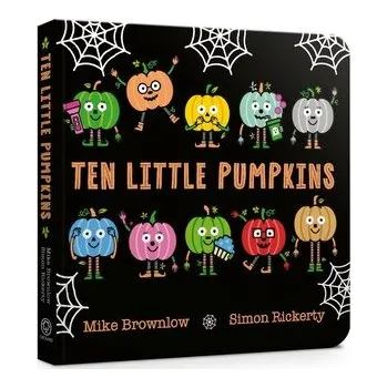 Ten Little Pumpkins Board Book - Brownlow, Mike