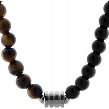 Náhrdelník Pánský náhrdelník kameny ONYX tygří oko KORÁLKY