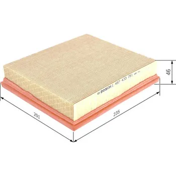 Vzduchový filtr Vzduchový filtr BOSCH 1 457 433 751 BO 1457433751