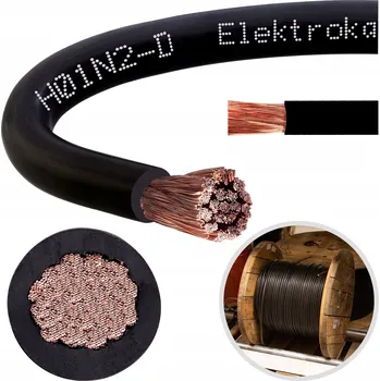 elektrický kabel Svařovací kabel EK ElektroKabel 1 m x 13,3 mm x 50 mm²