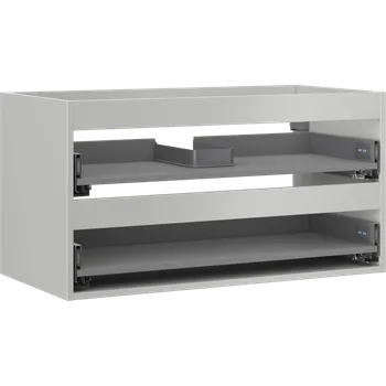 Koupelnový nábytek Mexen Box-A korpus skříňky pod umyvadlo 90 cm, 2 zásuvky, šedý mat - 91AX0-0900-470-2-62 Korpusy skříněk