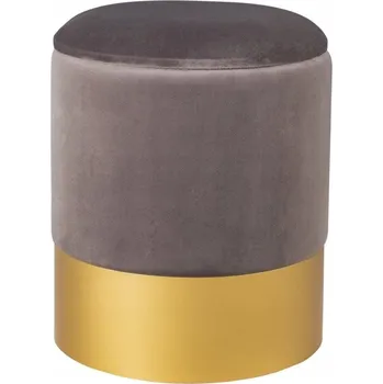 Taburet Taburet čalouněný Moos Home šedý