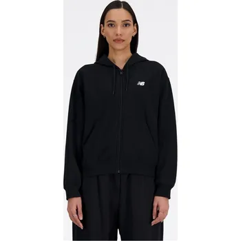 Dámská mikina New Balance French Terry Full-Zip Hoodie Black 12 (M)