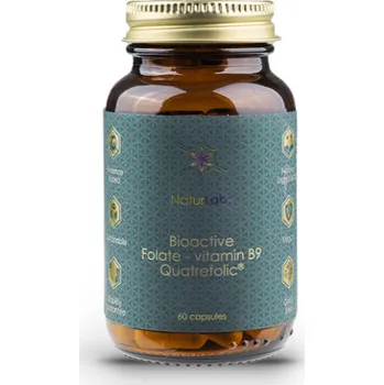 Naturlabs Folát Bioaktivní QUATREFOLIC® Kyselina Listová, 60 kapslí