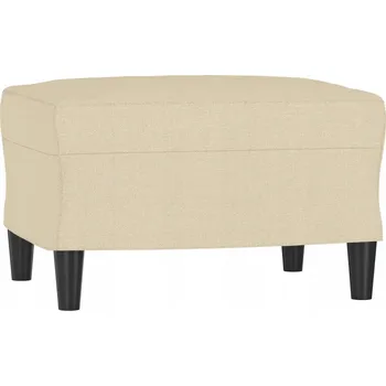 Taburet Podnožka krémová 60x50x41 cm