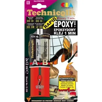 Průmyslové lepidlo TECHNICQLL RAPID EPOXY - Univerzální montážní lepidlo 2x12ml