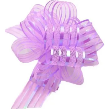 Stuha Stuha stahovací - organza LUX - 3/100 cm - levandulová - 161412