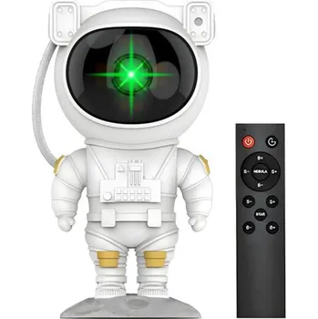 Lampička LIVEFY Astronaut projektor noční oblohy, bílý