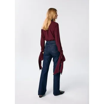 Dámská halenka MARI PRETI Halenka Luna Bordó Regular Fit M