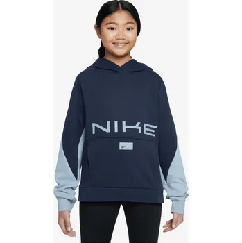 Pánská mikina Nike K Nk Df Multi Flc Po Hdy Love Dět.mikina s kap. - 0 - modrá - XL