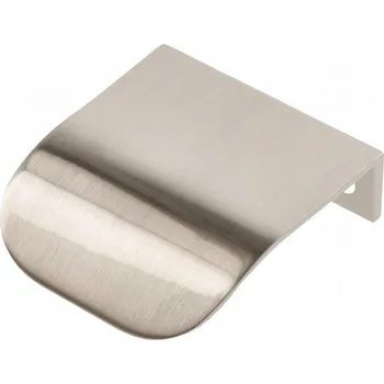 Nábytkové kování Nábytková úchytka hranová GTV FIORD OCEL KARTÁČOVANÁ INOX