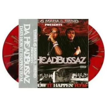 Zahraniční hudba 2LP Da Headbussaz: Dat's How It Happen To'm CLR | LTD | NUM 2025 Numbered Coloured Red And Black Splash With Silver Splatter Vinyl Limited Edition