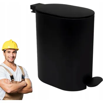 Odpadkový koš Koupelnový odpadkový koš Easy 3L czarny Sensea do koupelny, na toaletu, WC