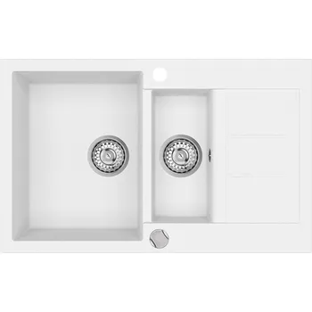 Granitový dřez Granitový dřez Helika TESA SQT151 alba