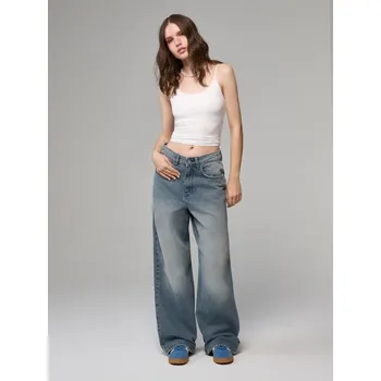 Dámská móda Džíny baggy - 34 - House - modrý - 732FV-50J