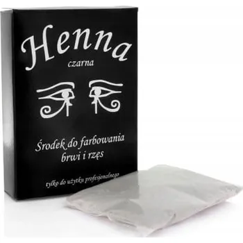 Barva na řasy a obočí PROFESIONÁLNÍ Henna Štětínská prášková na obočí a řasy ČERNÁ 25g