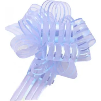 Stuha Stuha stahovací - organza LUX - 5/135 cm - sv. modrá - 161604