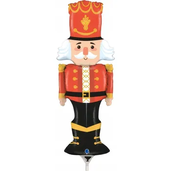 Balónek Fóliový balónek louskáček Vánoce Svátek 14 x 41 cm