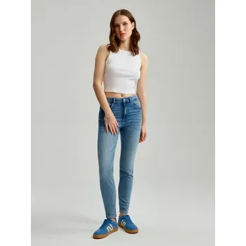 Dámské džíny Džíny skinny high waist - 36 - House - modrý - 937CK-55J