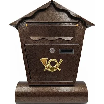 Železářství PROHOME - Schránka poštovní MILANO II.hnědá