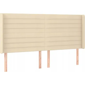 Čelo postele krémové 183x16x118 cm