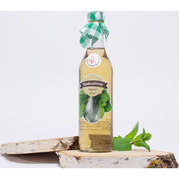 Sirup Kapka Přírody Mátový sirup Objem láhve: 0,2 l